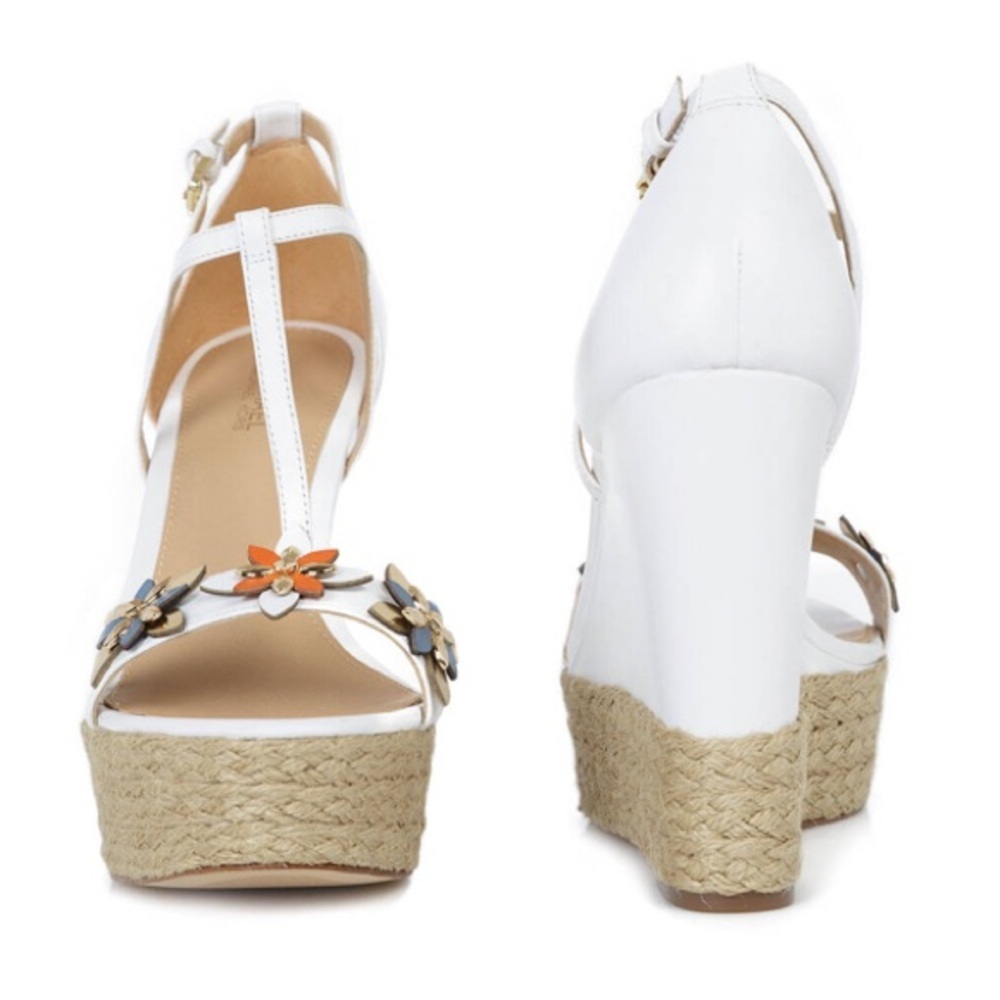 MICHAEL Michael Kors Heidi Wedge Espadrilles Size 6,5